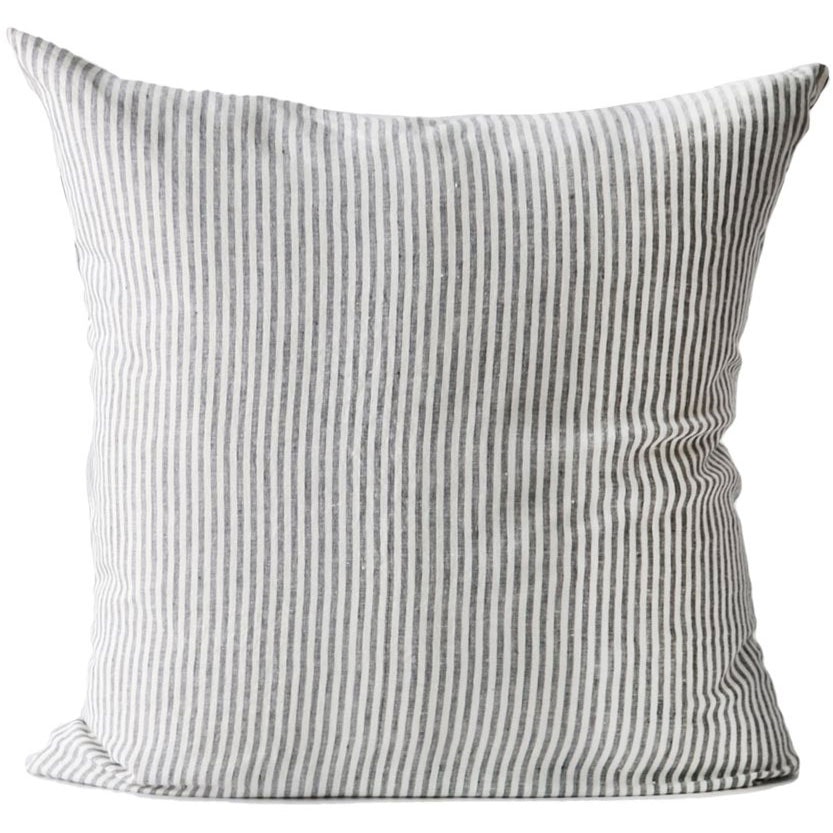 Pillowcase linen 65x65 - grey/white