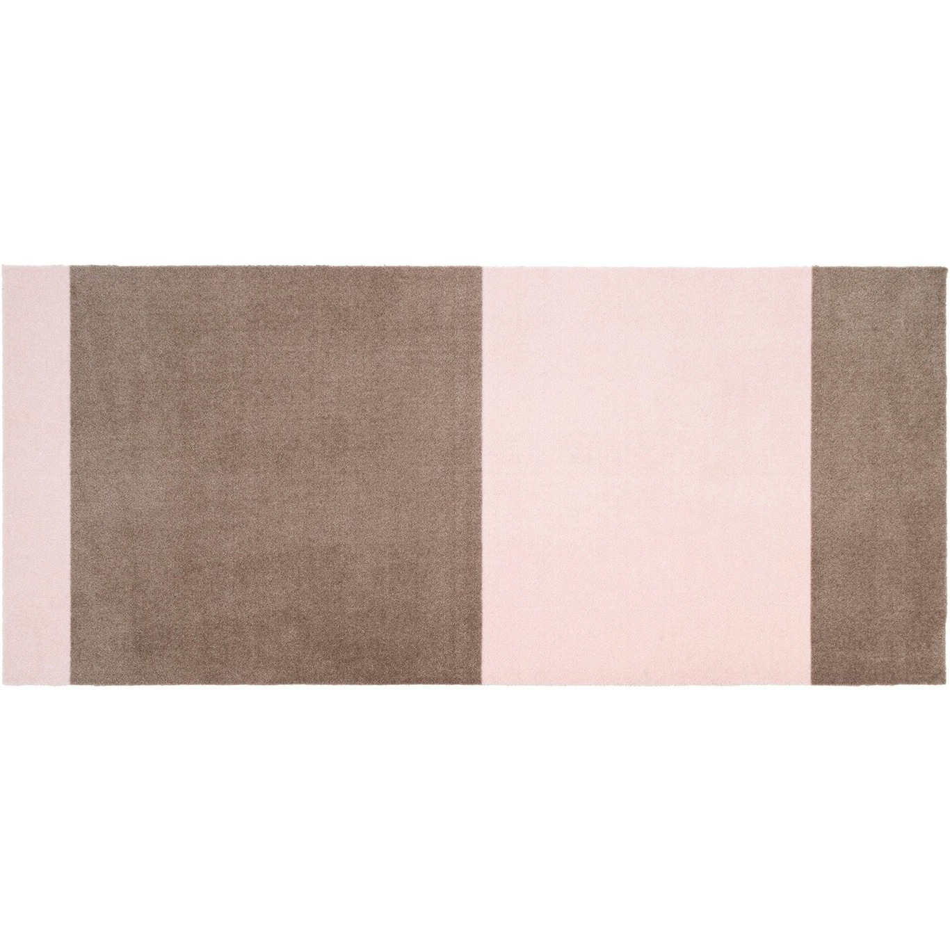 Stripes Matta Sand/Light Rose, 90x200 cm