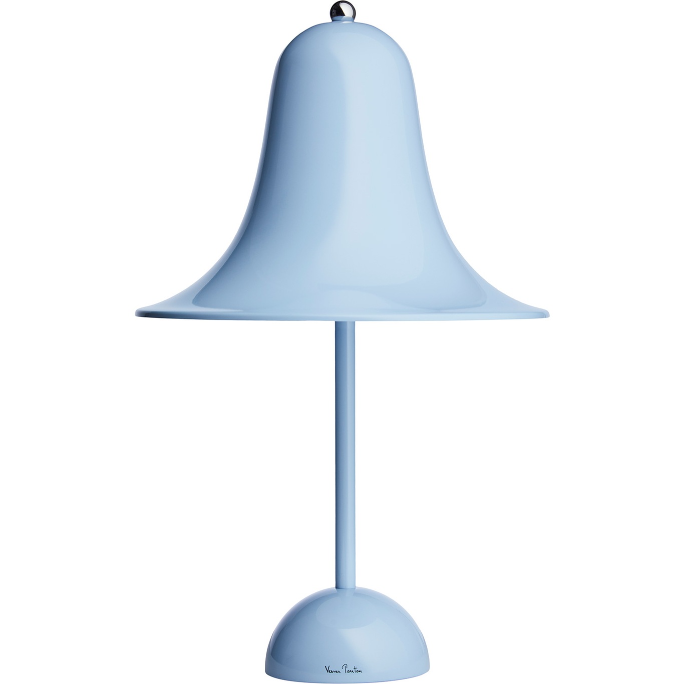 Pantop Bordslampa 23 cm, Ljusblå