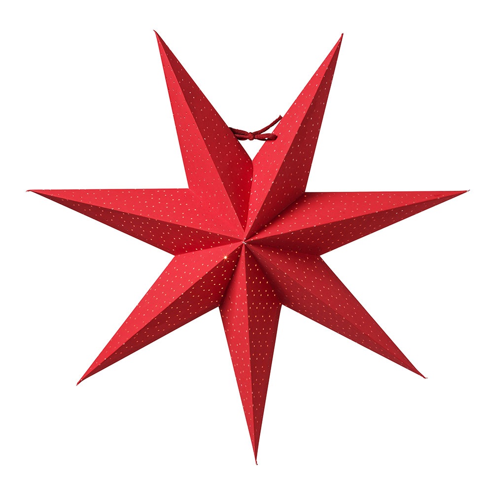 Aino Julstjärna 44 cm, Röd